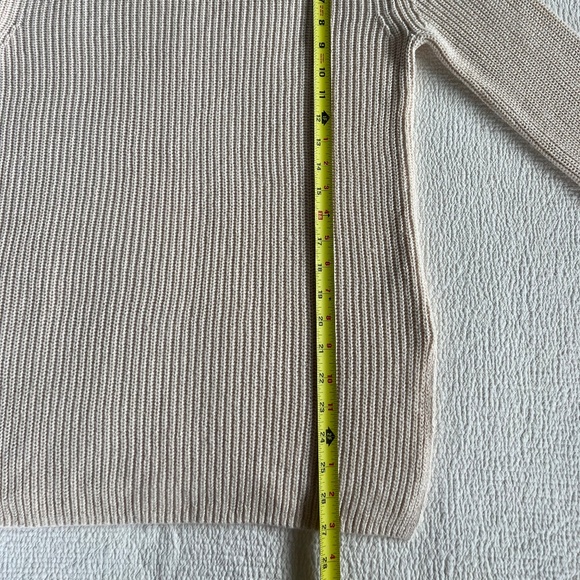 Everlane NWOT The Organic Cotton Slim Crew Sweater Canvas Color Size M - Picture 10 of 16